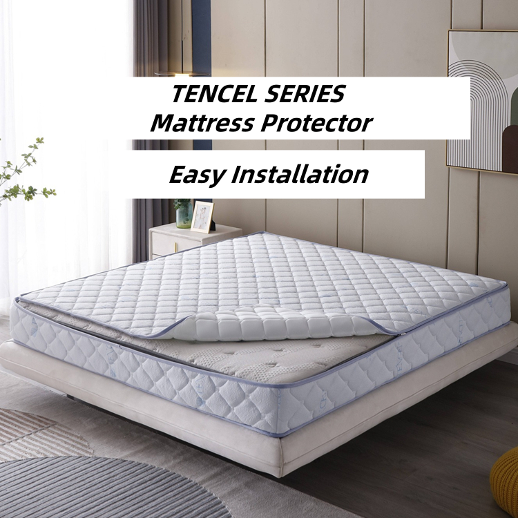 DESIGNSDWELL TENCEL SERIES Mattress Protector Customized