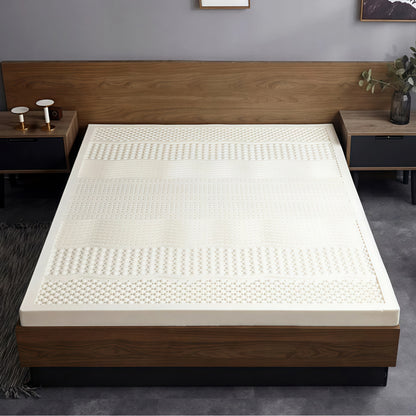 DESIGNSDWELL Three-layers (20cm/25cm/30cm/) "Massage + Flat" Organic Latex Mattress