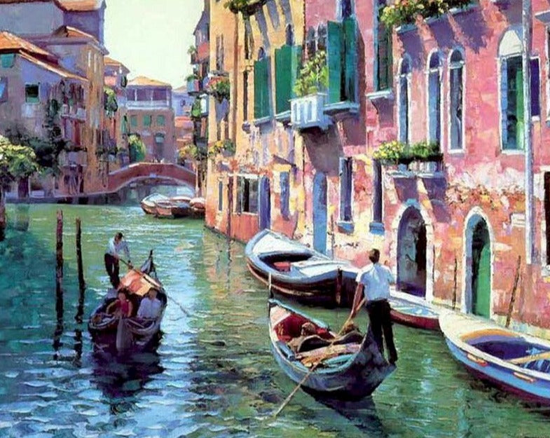 The Daytime In Venice Digital Painting DIY Paint By Numbers 76
